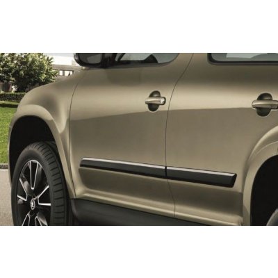 ŠKODA YETI facelift-BOČNÍ OCHRANNÉ LIŠTY original - stříbrné 5L0071329A | Zboží Auto