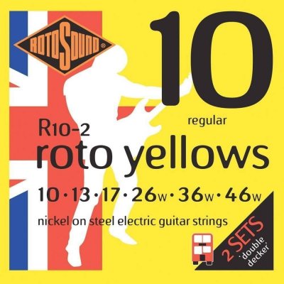 Rotosound R10-2 Roto Yellows 2-Pack – Hledejceny.cz