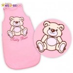 Baby Nellys Spací vak Teddy Bearsv. růžový – Hledejceny.cz