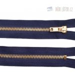Zip džínový tmavě modrý 14 cm – Zboží Mobilmania