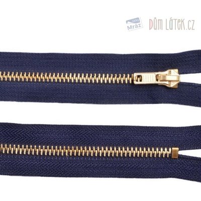 Zip džínový tmavě modrý 14 cm – Zboží Mobilmania