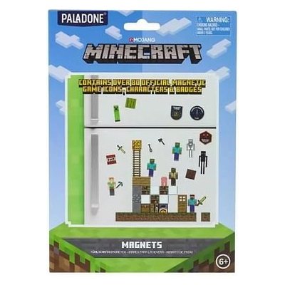 Paladone Sada magnetek Minecraft Build a Level 84 ks – Sleviste.cz