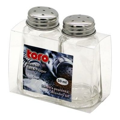 TORO Slánka a pepřenka sklo nerez 7 cm – Zboží Dáma