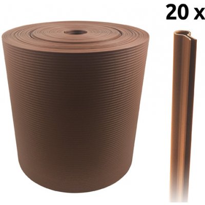EKOfence Stínící pás PVC hnědá 190mm 26m – HobbyKompas.cz