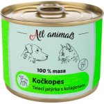 All Animals Kočkopes Telecí jatýrka s kolagenem 200 g – Hledejceny.cz