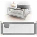 Primabobo zábrana na postel CLASSIC 160 Cm Šedá – Zboží Dáma