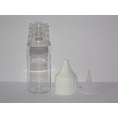 Steza Plastová průhledná lahvička 10 ml – Zboží Mobilmania