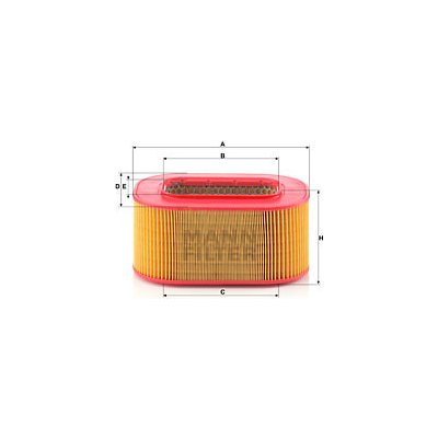 Vzduchový filtr MANN-FILTER C 29 200 – Hledejceny.cz