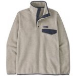 Patagonia Lightweight Synch Snap-T Pullover Men Oatmeal Heather w/Smolder Blue béžová – Zboží Dáma