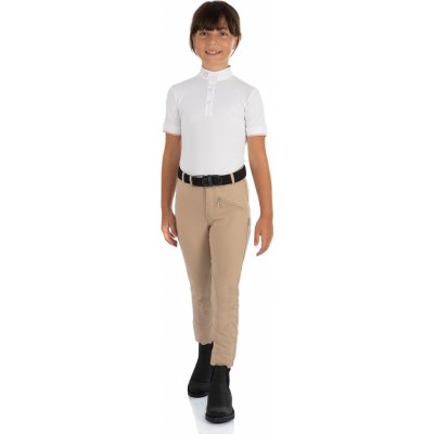 Equestro Rajtky Leilani s kolenními záplatami dětské beige – Zboží Mobilmania