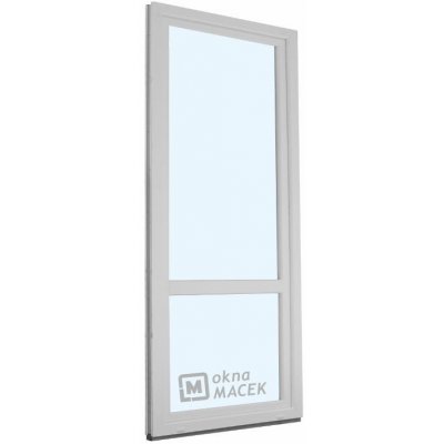 KNIPPING Plastové balkonové dveře - 70 AD OS s příčkou bílá levé 70 x 220 cm – Zboží Mobilmania