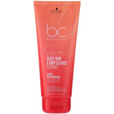 Schwarzkopf Bonacure Sun Protect Hair And Body Bath 200 ml – Zboží Mobilmania