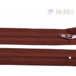 Zip spirálový 3mm nedělitelný 70cm hnědá – Zboží Mobilmania