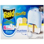 Raid Family elektrický odpařovač s tekutou náplní proti komárům, 30 nocí, 1+21 ml – Hledejceny.cz
