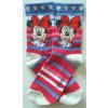 Minnie Krásné originální dětské ponožky pro holky s proužky