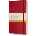 Moleskine Zápisník měkké desky A5 linkovaný červený – Zboží Dáma