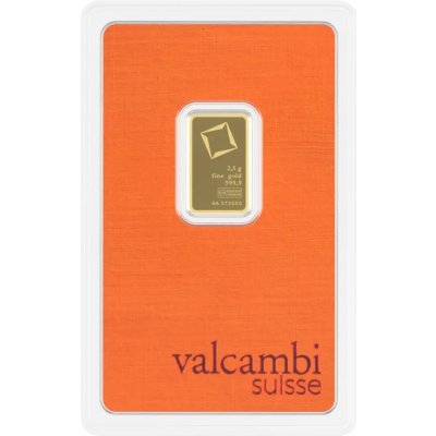 Valcambi zlatý slitek 2,5 g – Zbozi.Blesk.cz