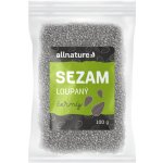Allnature Sezam černý loupaný 100 g – Zboží Dáma