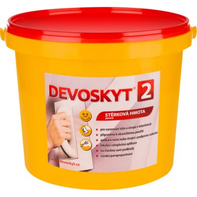 Devoskyt hrubost 2, stěrková hmota do interiéru, 5 kg – Zbozi.Blesk.cz