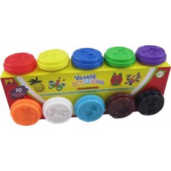 Kids Toys Veselá modelína 4 x 140 g neonové