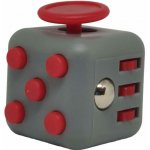 Fidget Cube antistresová kostka černý červený – Zboží Dáma