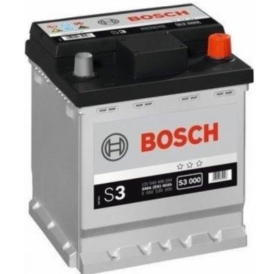 Bosch S3 12V 40Ah 340A 0 092 S30 000 – Hledejceny.cz