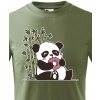 Dětské tričko dětské triko Panda, Military 69
