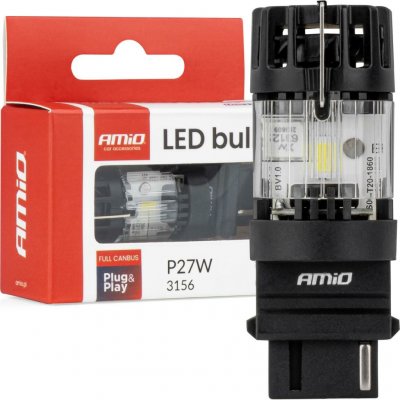 LED žárovka LumiTec 3156 P27W 12V FULL CANBUS bílá 1 ks AMiO-04690 – Hledejceny.cz