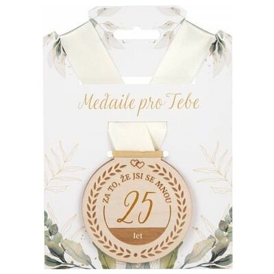 ALBI Dřevěná medaile 25 let – Hledejceny.cz