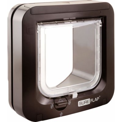 SureFlap dvířka s mikročipem hnědá 21 x 21 cm – HobbyKompas.cz