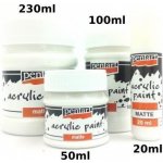 Pentart Akrylová barva matná 50 ml BÍLÁ – Zbozi.Blesk.cz