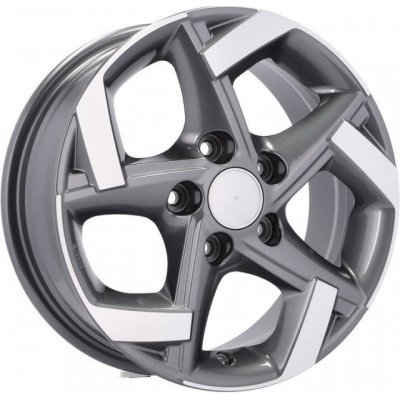Racing Line B0121 6x15 5x114,3 ET39 polished graphite | Zboží Auto
