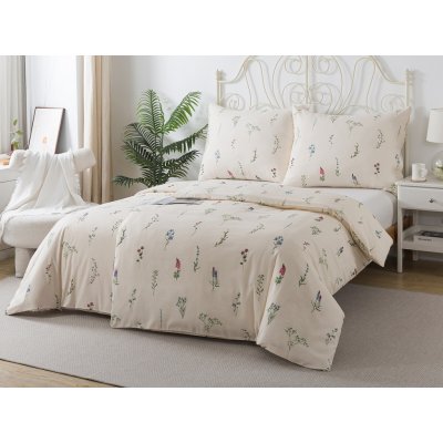 Xpose bavlna povlečení DIVOKÉ KVÍTÍ na dvě lůžka 140x200 70x90 – Hledejceny.cz