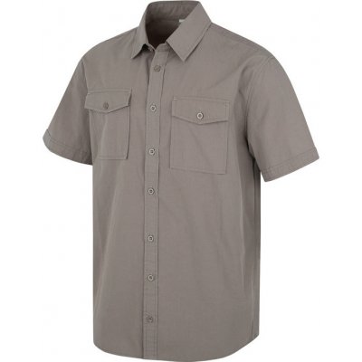 Husky Grimy M pánská košile s krátkým rukávem sv. šedá – Zboží Mobilmania