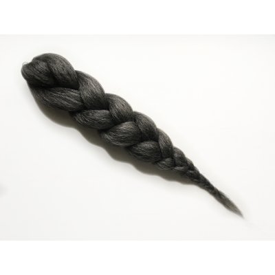 EVE Sestříhaný 100% kanekalon EVE: QuickBraid Barva: 44 (grey - šedá, tmavá šeď), Značka: EVE: QuickBraid – Sleviste.cz