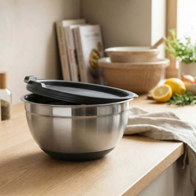 Tescoma mísa z nerezové oceli s víkem Grandchef 3 l – Zboží Mobilmania