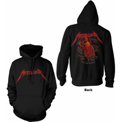 Metallica Unisex Pullover Hoodie: Skull Screaming Red – Zboží Dáma