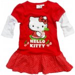 Dětské šaty, Hello Kitty červené – Zbozi.Blesk.cz