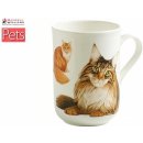 Maxwell & Williams PB0718 PETS Porcelánový hrnek motiv MAINSKÁ MÝVALÍ KOČKA 300 ml