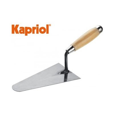 Lžíce zednická oblá úzká 230 mm KAPRIOL rukojeť dřevěná lakovaná – Sleviste.cz