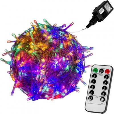 Voltronic Vánoční LED osvětlení 5 m barevná 50 LED + ovladač M59752 – Hledejceny.cz