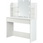 Goleto toaletní stolek Bella s LED osvětlením bílý – Hledejceny.cz