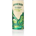Jameson Ginger Ale & Lime plech 5% 0,25 l (holá láhev) – Zboží Dáma