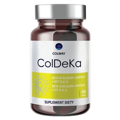 Colway ColDeKa Vitamín A, D3,K2 a beta-D-glukan, EPA, DHA, Omega-3 60 kapslí – Hledejceny.cz