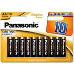 Panasonic ALKALINE POWER AA 10ks LR6APB/10BW – Zboží Živě