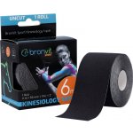 Bronvit Kineziologická páska classic černá 5 cm x 6 m – Zboží Dáma