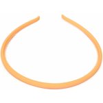 Čelenka oranžová kaučuková světle oranžová – Zboží Mobilmania