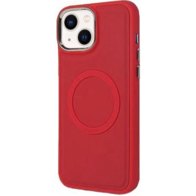 Pouzdro Appleking odolné silikonové s MagSafe iPhone 14 Plus - červené