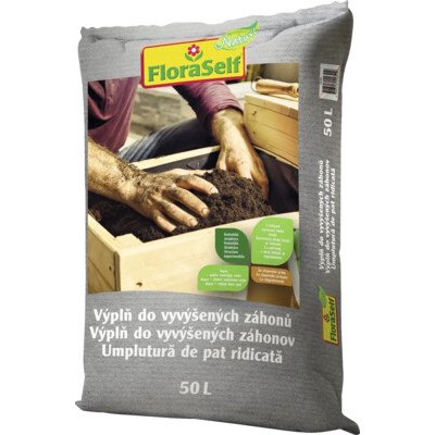 FloraSelf Výplň pro vyvýšené záhony 50 l – Hledejceny.cz