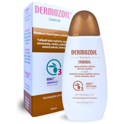 Dermozoil šampon pro citlivou a podrážděnou pokožku hlavy 150 ml – Zboží Dáma